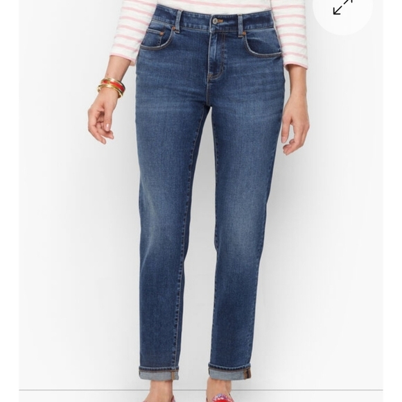 TALBOTS EVERYDAY RELAXEDJEANS - SIZE 6P - Picture 2 of 11